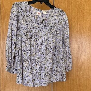 Floral Women's Top - Purple
